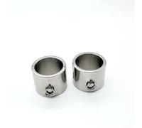 DstoLusre Esposas de acero inoxidable, collar de puños de tobillo, juego de bondage SM, collar de mano y pie, juego de sujeción de juguete sexual SM for hombres, mujeres y parejas(Men Runden,Fuß)