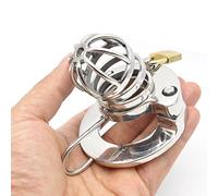 DstoLusre Jaula de castidad de acero inoxidable for pene, jaula de castidad de metal for hombres, jaula de castidad SM, jaula de castidad, cinturón de castidad for bondage BDSM for hombres, Juguetes s