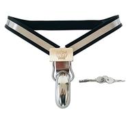 DstoLusre Jaula de pene de acero inoxidable Cinturón de castidad Bondage Juguete sexual con enchufe anal Pantalones de castidad Cinturón de castidad Juguete sexual con jaula de castidad de metal mascu