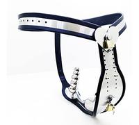 DstoLusre Jaula de pene de metal SM Bondage Jaula de castidad Correa Cinturón de castidad for hombres con tapón anal Cinturón de castidad Jaula de castidad Jaula de castidad Juguetes sexuales for homb