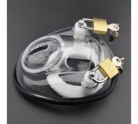 DstoLusre Jaula for pene BDSM hecha de silicona Jaula de castidad Jaula de castidad Cerradura de castidad SM Bondage Cinturón de castidad Jaula for pene Cinturón de castidad Juguetes sexuales for homb