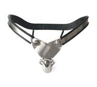 DstoLusre Pantalones de castidad for hombres SM Chastity Lock Sexy Bondage bragas castidad jaula cinturón de castidad for hombres BDSM juguetes sexuales for hombres(100/110CM)