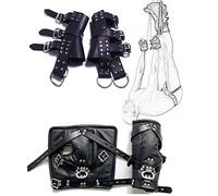 DstoLusre Puños colgantes BDSM, puños de tobillo y puños de mano for su bondage BDSM, puños colgantes, puños de mano, restricciones SM, juego de bondage, juguetes sexuales SM for parejas