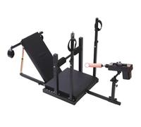 DstoLusre Silla sexual BDSM con cañón/máquina sexual Juguete Bdsms Silla Sm ajustable con esposas y tobilleras Caja de castigo Juegos sexuales Juguetes sexuales for hombres y mujeres