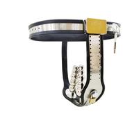 DstoLusre SM Bondage Pantalones de castidad de acero inoxidable Cinturón de castidad for mujeres con tapones vaginales y anales Dispositivo de castidad Pantalones de castidad BDSM Juguetes sexuales fo