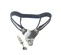 DstoLusre SM Chastity Cage Cinturón de castidad de metal de acero inoxidable con 5 bolas Butt Plug Pantalones de castidad Bondage Lencería sexy Fiesta Cosplay Juguete sexual Jaulas for pene for hombre