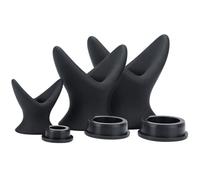 DstoLusre Tapón Anal hueco de 3 tamaños S/M/L, dilatador Anal de silicona for vagina, tapón Anal, ducha Anal, tapón Anal, accesorios de juguete sexual for mujeres y hombres(M)