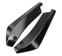 DSWERMG 2 Piezas Coche Ángulo Envolvente Alerón para Opel Astra K Astra-H Sri Astra J 2000-2024, Parachoques Divisor Trasero Spoiler Labios Separador, Accesorios Coche,Bright Black