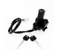 DSWILNV Cerradura de Encendido Compatible con para ZX6R para ZX9R para ZZR400 Bloqueo Interruptor Encendido Arranque Barril Bloqueo del Interruptor Encendido Barril Interruptor De Arranque