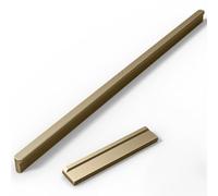 DSWZLQDXB 2 piezas Tiradores cobre Manija de Armario Aluminio Manillas de Tirón T con esquinas redondeadas y patrón de rejilla Perilla de picaportes del Gabinete Pomos para cajón (120mm)