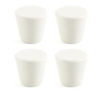 DSWZLQDXB 4 Manijas Armario Vistoso gabinetes Pomos puerta para niños Tiradores de Aleación de aluminio para habitación infantil Manillas para cajones (white)