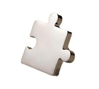 DSWZLQDXB Manijas Puertas Latón Tiradores Armarios Perfiles Cobre puro Manilla Forma del rompecabezas Perilla para Cajón Asas de gabinete (Bright chrome)