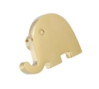 DSWZLQDXB Manilla Habitación infantil Perilla para Cajón Asas de gabinete Tiradores Armarios Colorido Perfiles Cobre puro Manijas Puertas Latón (Elephant,gold)