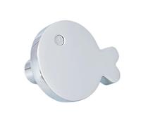 DSWZLQDXB Manilla Habitación infantil Perilla para Cajón Asas de gabinete Tiradores Armarios Colorido Perfiles Cobre puro Manijas Puertas Latón (Little fish,silver)