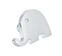 DSWZLQDXB Manilla Habitación infantil Perilla para Cajón Asas de gabinete Tiradores Armarios Colorido Perfiles Cobre puro Manijas Puertas Latón (Elephant,silver)