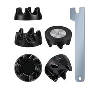 DSXPZBGED Paquete De 6 Acopladores De Repuesto For Licuadora 9704230 con 1 Llave Inglesa, Compatibles con KitchenAid, WP9704230VP WP9704230