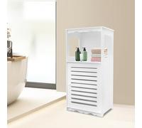 DSYOGX - Mueble de baño con 3 estantes, de PVC, para baño, salón, estudio, dormitorio, lavadero, color blanco