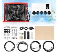 DSYYNAY Aire acondicionado de 12 V for caravana, unidad de aire acondicionado de 12 V CC, aire acondicionado universal dividido for coche for camión, caravana, autobús, excavadora, vehículo agrícola