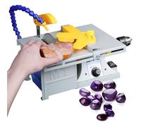 DSYYNAY Sierra de Mesa lapidaria - Máquina pulidora de Rocas - Amoladora Multifuncional de Velocidad Ajustable, con Tubo de Agua Ajustable - Altura de Corte 4 cm - Soporte para rectificado/Corte/perfo