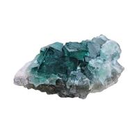 DSZUJTYROP 1 Pc Raw Fluorite, Green Crystal Cluster for Home Office Decoration,Quartz for,210~250g
