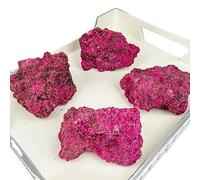 DSZUJTYROP 1 Pieza de 10-20 g corindón Rojo Rugoso y Color Verde con Muchos Destellos