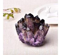 DSZUJTYROP 1pc Amethyst Cluster Crystal Quartz Stone Rough Crystals Home Decor (Color : Purple, Size 600-700g)