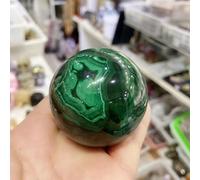 DSZUJTYROP 1pcs Malachite Gemstone Sphere Quartz Stone Crystal Balls for Ornaments (Size : 4-4.5cm)