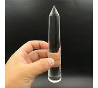 DSZUJTYROP 24 Faces Clear Quart Crystal Vogel Wand Brazilian Gemstones Gift Ornaments (Size : About 10cm)