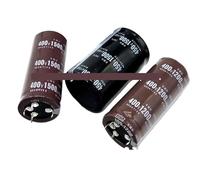 DSZUJTYROP 2pc Aluminum Electrolytic Capacitor Four-Legged 450V1500UF 40X100MM