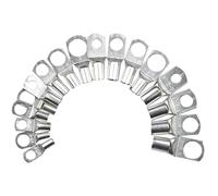 DSZUJTYROP 5/10pcs SC Type Wire Nose Terminal SC6/10/16 Bare Copper Battery Block Lugs Hole ID 6mm 8mm 10mm Crimp DTGA Cable End Connector(10PCS,SC10-8)