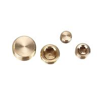 DSZUJTYROP 5PC Brass Inner Hexagon Pipe Connector 3/8" BSP Male Thread Countersunk End Pneumatic Fitting