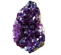 DSZUJTYROP 80-100g Brazilian Amethyst Stone Quartz Crystal Cluster Rock Specimens Ornament Home Decor Ornaments