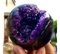 DSZUJTYROP Amethyst geode Quartz Cluster Crystal Ornaments (Size : 350-400g)