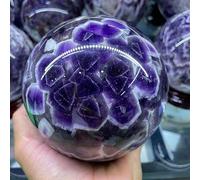 DSZUJTYROP Amethyst Stone Quartz Crystal Ball Beautiful Purple Crystals Ornaments (Size : 1000-1200g)
