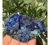 DSZUJTYROP Azurite Malachite Geode Crystal Stone Collectible Spiritual Products Ornaments (Size : 7-10cm)