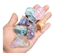 DSZUJTYROP Beautiful Crystal Raw Quartz Rough Stone Ore Gemstone Rock for Home Decor Gift Collection (Size : 200g 4-8pcs)