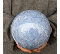 DSZUJTYROP Blue Calcite Quartz Crystal Sphere Ball Ornaments