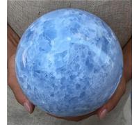 DSZUJTYROP Blue Celestite Sphere Quartz Crystal Ball Ornaments (Size : 900-1000g)