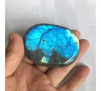 DSZUJTYROP Blue Color Labradorite Stone Moonstone Crystal Ornament Home Decoration (Color : 4-6cm (1.6-2.4in), Size 5pcs)