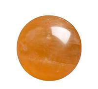 DSZUJTYROP Citrine Crystal Sphere Ball +Stand Dowsing for Feng Shui, Wealth and Success, Christmas Day Home Decoration,5.9"(15cm)