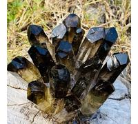 DSZUJTYROP Colorful Quartz Crystal Cluster Spiritual Home Office Aquarium Decoration Gift Decor(600-700g)