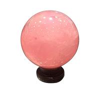 DSZUJTYROP Crystal Ball | Rose Quartz Sphere|Decorative Balls| Gemstone |Home Decor Witchcraft | Decoration,160mm