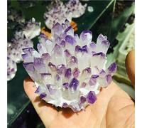 DSZUJTYROP Crystal Cluster Amethyst Purple Quartz Stone Rough Crystals for Home Ornaments