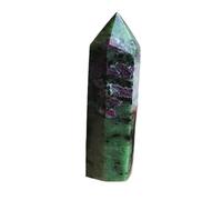 DSZUJTYROP Crystal Column Epidote Raw Stone Grinding Six Prism Craftwork 5-7cm Ornaments (Size : 50-60mm)