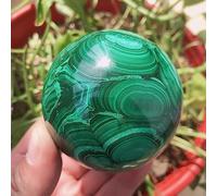 DSZUJTYROP Crystal Quartz Malachite Ball Stone Room Home Aquarium Decoration Accessories Ornaments (Size : About6cm)