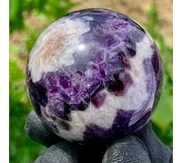 DSZUJTYROP Dream Amethyst Ball Quartz Crystal Sphere Decor 1PC Ornaments (Size : 9-10cm)