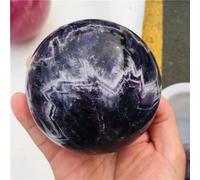 DSZUJTYROP Dream Amethyst Quartz Crystals Sphere Ball Ornaments (Size : 8-8.5cm)