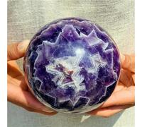 DSZUJTYROP Dreamlike Purple Crystal Ball Sphere Ornaments (Size : 1500-1800g)