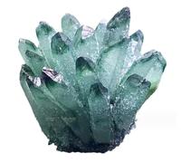 DSZUJTYROP Green Crystal Cluster|Irregular Clusters|Quartz Stones Gemstone |Home Decoration Gifts for Women Men