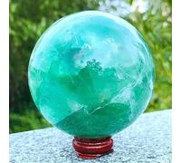 DSZUJTYROP Green Fluorite Ball Quartz Crystal Gemstone Sphere Ornaments (Size : 1000-1100g)
